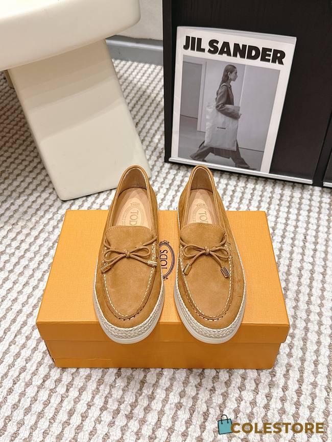Colestore TOD'S Loafers in Nubuck Brown - 1