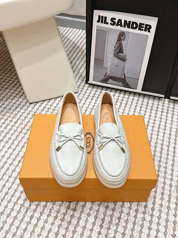 Colestore TOD'S Loafers in Nubuck White