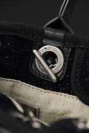 Colestore Chanel 26A Mini Deauville Tote Fabric/Leather Black 19.5 x 17 x 9cm - 6