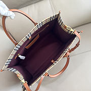 Colestore  Burberry Medium Freya Tote in Archive beige/briar brown 40 x 16 x 30cm - 5