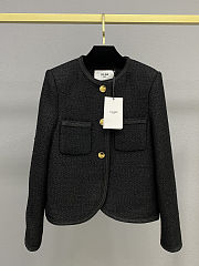 Colestore Celine Tweed Jacket Black  - 5