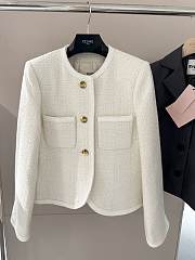 Colestore Celine Tweed Jacket White - 3