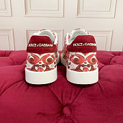 Colestore  Dolce & Gabbana Majolica-print canvas portofino sneakers  Multi-colored Portofino Light Strobel shape - 3