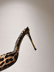 Colestore  Dolce & Gabbana Leopard-print satin mules with embellishments  - 6