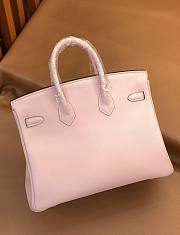 Colestore Hermes Birkin 25 Handbag in Rose Sakura Swift Leather Gold hardware - 5