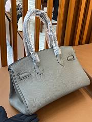 Colestore  Hermes  Gris Pantin Togo Shoulder Birkin 29 Palladium Hardware  - 6