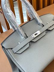 Colestore  Hermes  Gris Pantin Togo Shoulder Birkin 29 Palladium Hardware  - 5