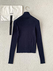Colestore  Miu Miu Navy Cotton Cardigan  - 6