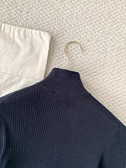 Colestore  Miu Miu Navy Cotton Cardigan  - 3