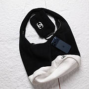 Colestore Chanel Spring Summer 2026   Beachwear Set   Cotton  Black & White 17x20cm - 1
