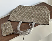 Colestore Goyard Saint Louis Claire-Voie tote bag in Khaki 47×27×16cm - 3