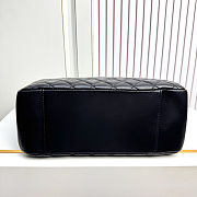 Chanel Shopping Bag Gold-tone Metal Black 34.5x24.5x14cm - 5