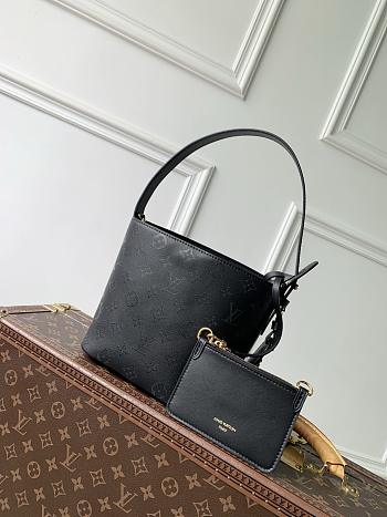 Colestore Louis Vuitton All In BB Boldly Black Calfskin leather 16 x 18 x 12cm