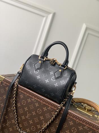 Colestore Louis Vuitton Speedy Bandoulière 20 Boldly Black Calfskin leather 20.5 x 13.5 x 12cm