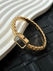Colestore Chanel Première Galon watch Yellow gold, black-lacquered dial 19.7 x 15.2 x 7.5 mm - 3