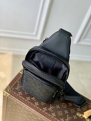Colestore Louis Vuitton Avenue Slingbag PM Black Taurillon Monogram cowhide leather 16 × 33 × 5.5  - 3
