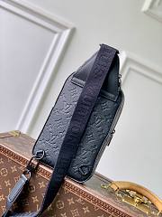 Colestore Louis Vuitton Avenue Slingbag PM Black Taurillon Monogram cowhide leather 16 × 33 × 5.5  - 2