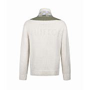 Colestore Louis Vuitton  Zipped Intarsia Track Top Milky White - 2