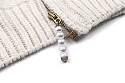 Colestore Louis Vuitton  Zipped Intarsia Track Top Milky White - 3