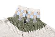 Colestore Louis Vuitton  Zipped Intarsia Track Top Milky White - 5