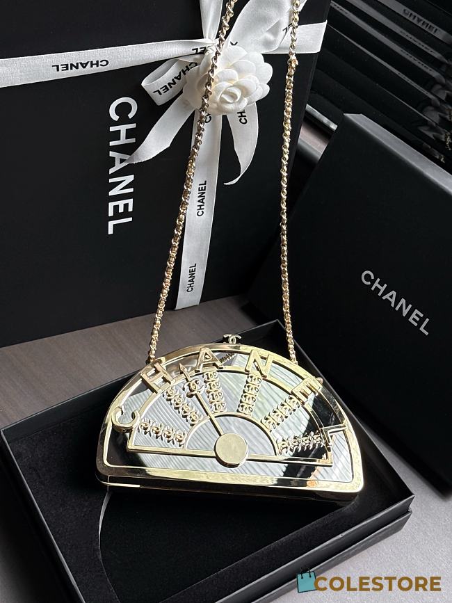Colestore Chanel Métiers d’art 2026   Elevator Minaudiere   Silver-Tone & Gold-Tone Metal  Silvery & Golden 15.5 x 21.5 x 3cm - 1