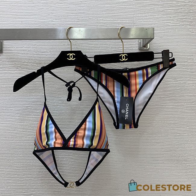 Colestore  CHANEL Coco Beach 2026 Collection   Bikini Stretch Jersey  Multicolor - 1
