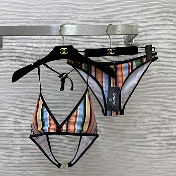 Colestore  CHANEL Coco Beach 2026 Collection   Bikini Stretch Jersey  Multicolor