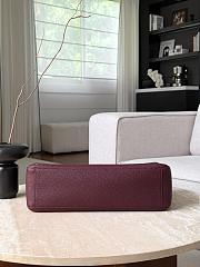 Colestore Chanel Maxi Flapbag Grained Calfskin & Gold-tone Metal Dark Burgundy 26 x 38.5 x 11cm - 2