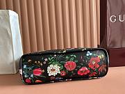 Colestore  Gucci Tribeca large tote bag Black and multicolor Gucci Flora coated canvas 38x29.5x13cm - 2