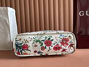 Colestore  Gucci Tribeca large tote bag White and multicolor Gucci Flora coated canvas 38x29.5x13cm - 6
