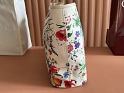 Colestore  Gucci Tribeca large tote bag White and multicolor Gucci Flora coated canvas 38x29.5x13cm - 5