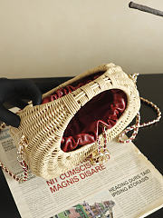 Colestore Chanel Cruise 2026/27 Woven Basket Bag 25.5 x 23 x 14.5 cm - 5
