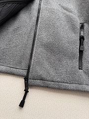 Colestore Miu Miu Fleece zippered hoodie jacket Grey - 3