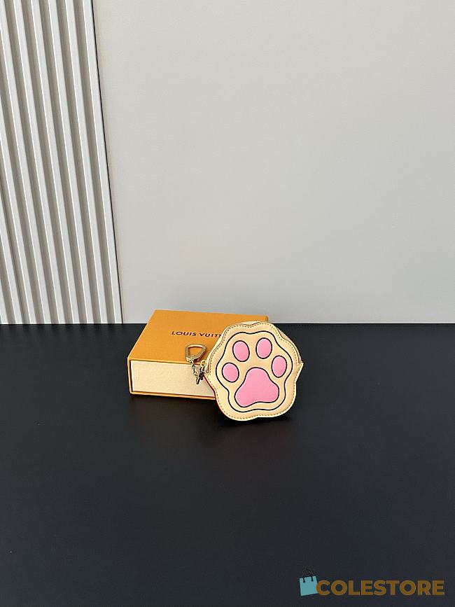 Colestore Louis Vuitton Paw Coin Pouch Monogram Pets Beige 13 x 13 x 2 cm - 1