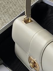 Colestore Celine Josephine Teen Leather Shoulder Bag in White 18.5 × 13 × 5 cm - 4
