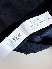 Colestore  Dior Médaillon Cropped Jacket Navy Blue Water-Resistant Cotton and Silk Gabardine - 3