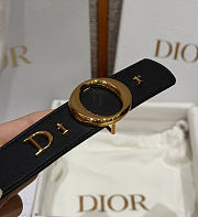 Colestore  Dior My Dior Belt Black Smooth Calfskin 30 MM - 6