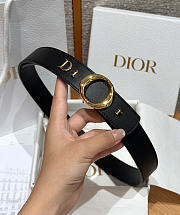 Colestore  Dior My Dior Belt Black Smooth Calfskin 30 MM - 4