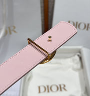 Colestore  Dior My Dior Belt Pink Smooth Calfskin 30 MM - 4