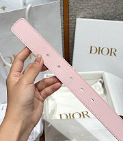 Colestore  Dior My Dior Belt Pink Smooth Calfskin 30 MM - 2