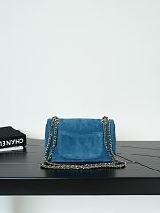 	 Colestore Chanel FALL WINTER 2026 PRE-COLLECTION MINI FLAP BAG Suede Calfskin & Gold-Tone Metal Blue 13x20x6cm - 6