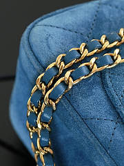 	 Colestore Chanel FALL WINTER 2026 PRE-COLLECTION MINI FLAP BAG Suede Calfskin & Gold-Tone Metal Blue 13x20x6cm - 5