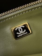 	 Colestore Chanel FALL WINTER 2026 PRE-COLLECTION MINI FLAP BAG Suede Calfskin & Gold-Tone Metal Khaki 13x20x6cm - 3