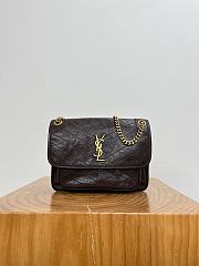 Colestore YSL Saint Laurent Niki medium in vintage leather Arabica 28x20.5x8.5cm - 1