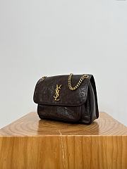 Colestore YSL Saint Laurent Niki medium in vintage leather Arabica 28x20.5x8.5cm - 4