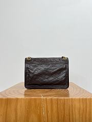 Colestore YSL Saint Laurent Niki medium in vintage leather Arabica 28x20.5x8.5cm - 2