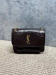 	 Colestore YSL Saint Laurent Niki Baby in vintage leather Arabica 21 x 16 x 7.5cm - 1
