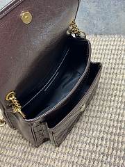 	 Colestore YSL Saint Laurent Niki Baby in vintage leather Arabica 21 x 16 x 7.5cm - 6