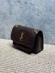 	 Colestore YSL Saint Laurent Niki Baby in vintage leather Arabica 21 x 16 x 7.5cm - 5