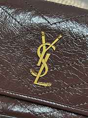 	 Colestore YSL Saint Laurent Niki Baby in vintage leather Arabica 21 x 16 x 7.5cm - 2